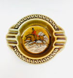 Wade Ashtray with Hunting Scene