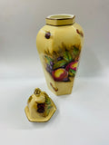 Aynsley Orchard Gold lidded urn