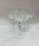 Set of 6 Waterford Kildare pattern wine glasses