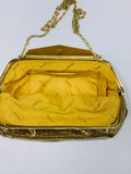 Oroton Gold mesh handbag in box