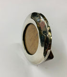 Round Sterling Silver photo frame