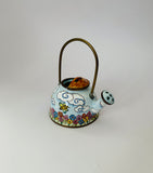 Small enamel painted watering can