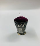 Dutch silver pin cushion