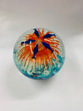 Large Ocean Scene glass Paperweight