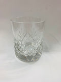Set of 6 large Bohemian crystal whisky tumblers