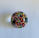 Millefiori glass paperweight