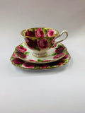 Royal Albert Old English Roses trio