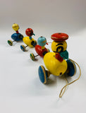 Dorable Ducks NZ made wooden pull along toy
