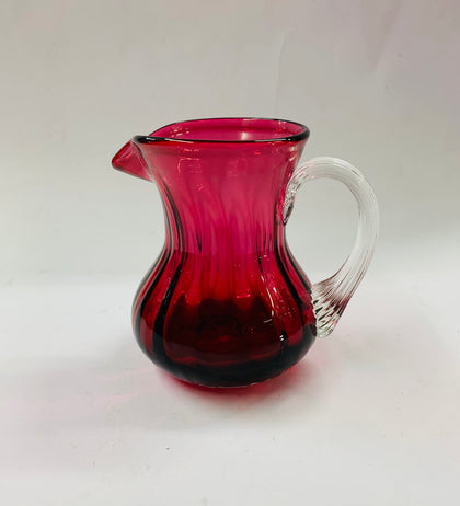 Victorian Ruby glass jug