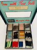 Vintage Perivale sewing silks set