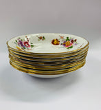 Set 8 Royal Crown Derby Posies bowls
