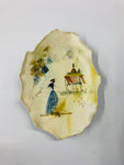 Italian Lo Scricciolo Art pottery dish