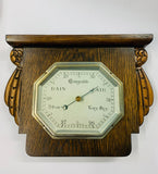 Antique English Oak Barometer