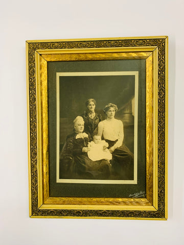 Victorian Standish and Preece photograph in ornate frame