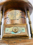 Italian Wooden and Brass Coffee grinder