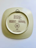 Arabia Finland Annual Wall Plate 1985