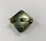 Silver and Opal brooch