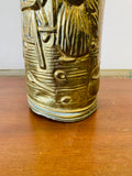 Antique Brass Coal Scuttle