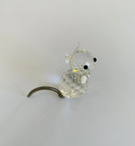 Swarovski Crystal Small Cat with Metal Tail