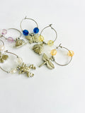 Metal Whimsical Wine Charms