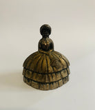 Heavy Crinoline lady metal bell