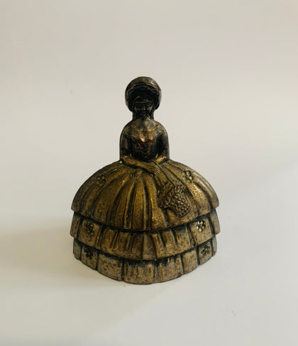 Heavy Crinoline lady metal bell
