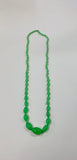 Vintage Uranium glass bead necklace