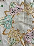 Three Embroidered Tray Covers