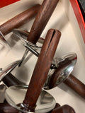Set 8 retro Midcentury corn skewers
