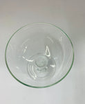 Vintage hollow stem champagne glass