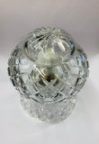 Large crystal table lamp