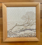 Vintage Pohutakawa Tree 3D Embroidery