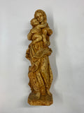 Large vintage resin mother and child