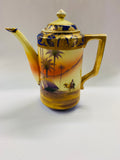 13 Piece Desert Scene Coffee Set