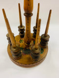 Folk Art Cotten reel holder
