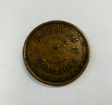 New Zealand 1874 Penny Trade Token, Grahamstown, George McCaul