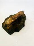 Antique Dark Wooden Printing Block