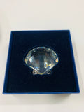 Swarovski clam shell in box