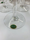 Set of 6 Stuart Crystal wine glasses
