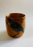 Maori Art Depot New Zealand Tui wooden napkin ring
