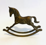 Brass Rocking Horse