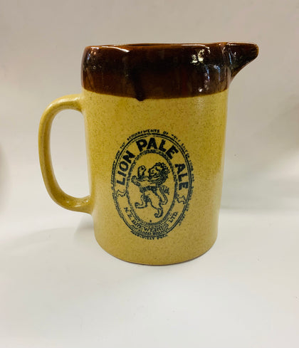Lion Pale Ale NZ Breweries Ltd stoneware large jug