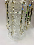 Victorian large crystal lustre centre piece