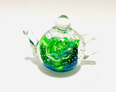 Murphys Art Glass teapot