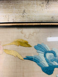 Antique silk embroidered bird scene picture