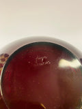 Large Orrefors Ruby red glass bowl