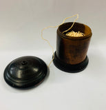 Victorian wooden treen twine holder
