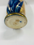 Doulton Burslem blue and gold vase