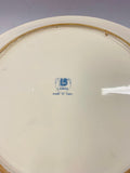Set of 6 Italian Lamas pottery rooster plates