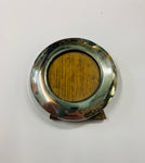 Round Sterling Silver photo frame